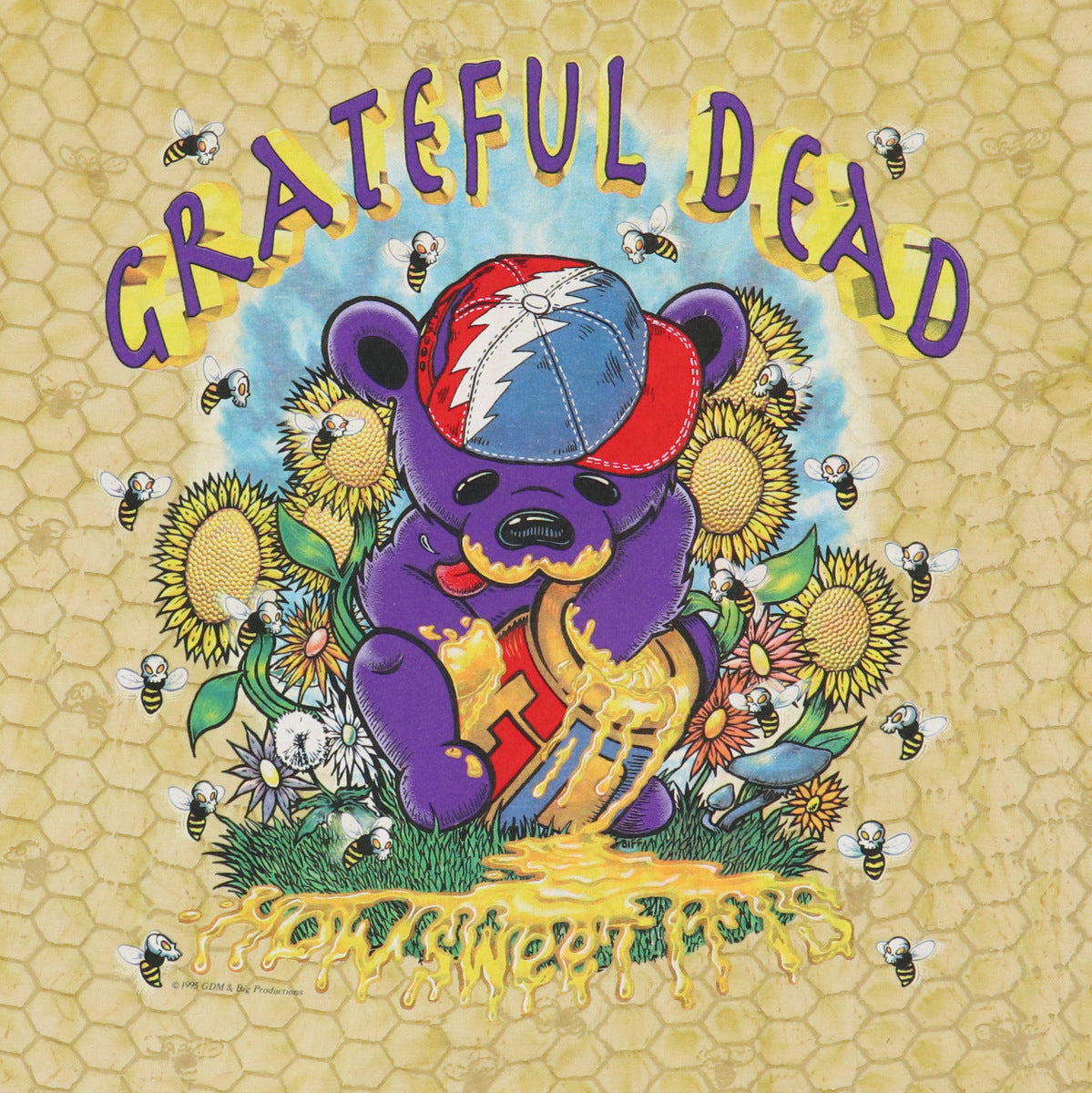 1995 Grateful Dead How Sweet It Is Tie Dye Shirt