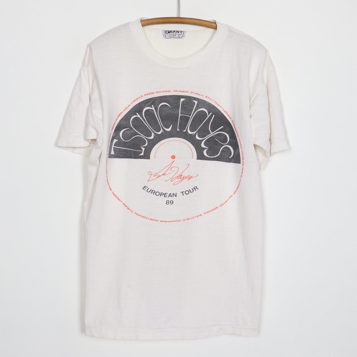 1989 Isaac Hayes European Tour Shirt