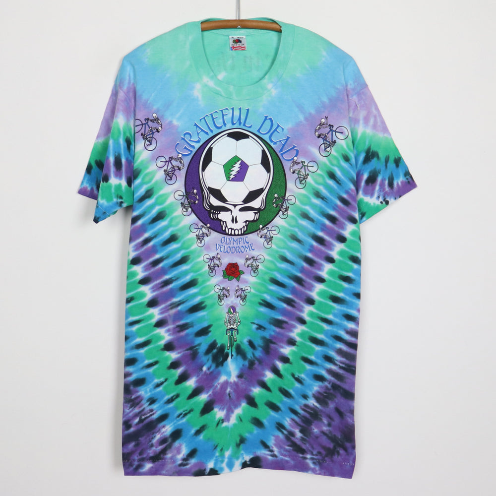 1990 Grateful Dead Playin' In The Field Tie Dye Concert Shirt