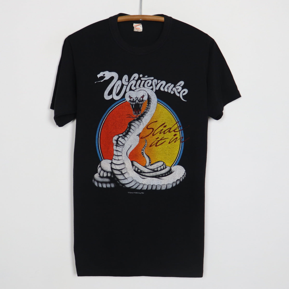 1984 Whitesnake Slide It In Tour Shirt