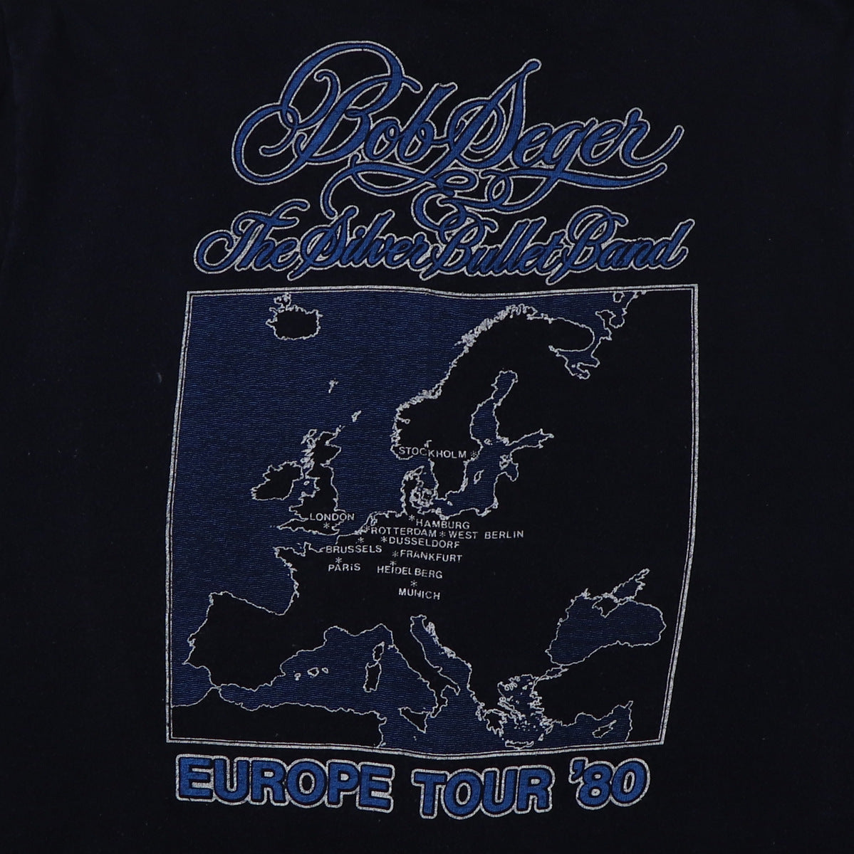 1980 Bob Seger Europe Tour Shirt
