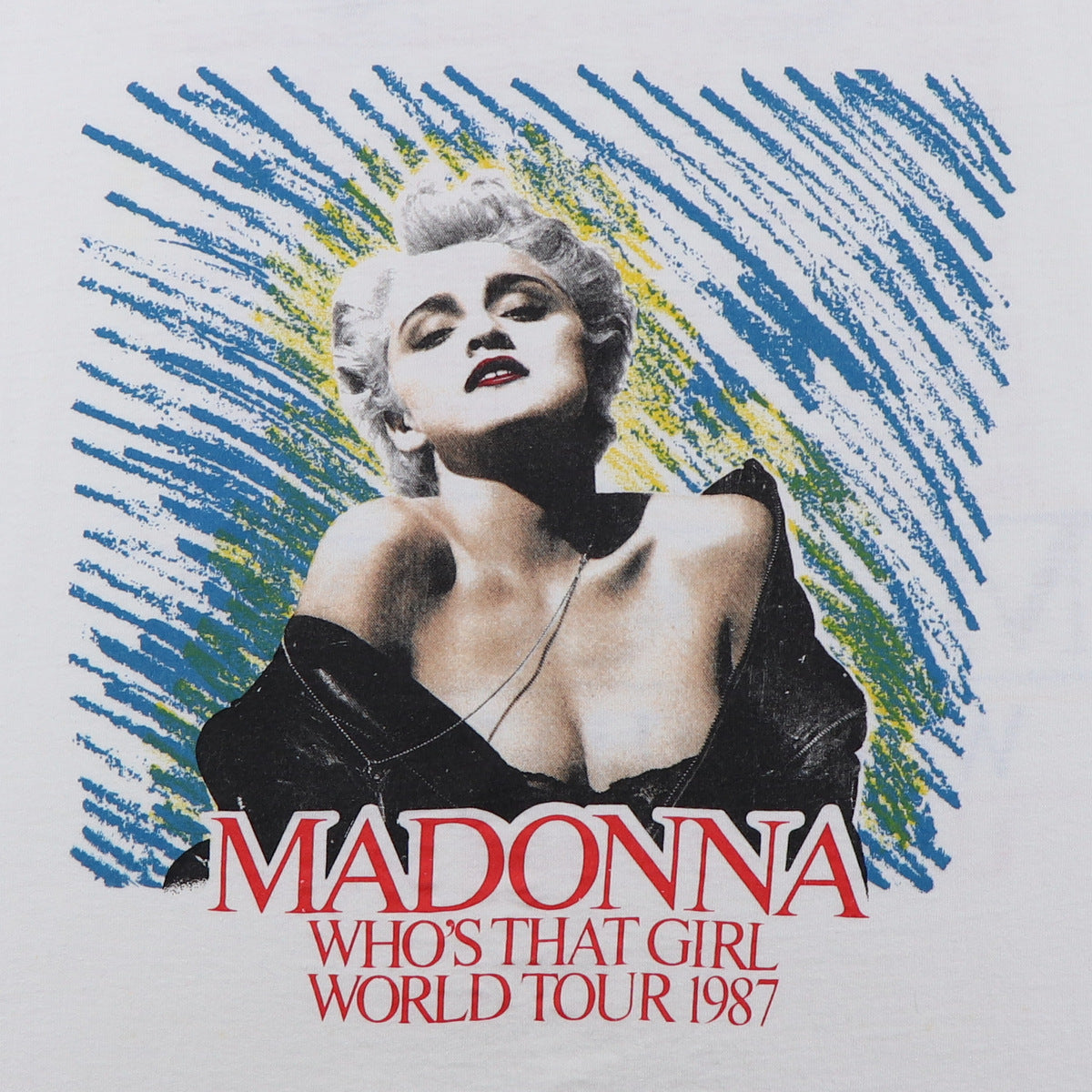 1987 Madonna Who's That Girl World Tour Shirt