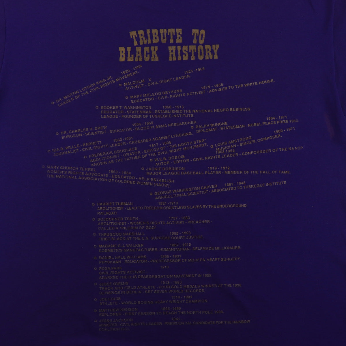 1990s Tribute To Black History Shirt