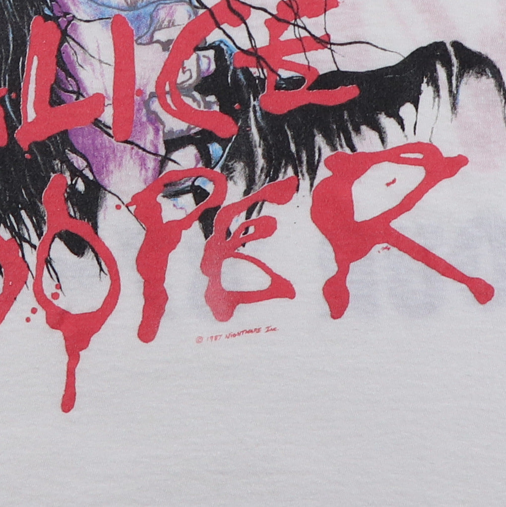 1987 Alice Cooper Raise Your Fist And Yell Tour Shirt