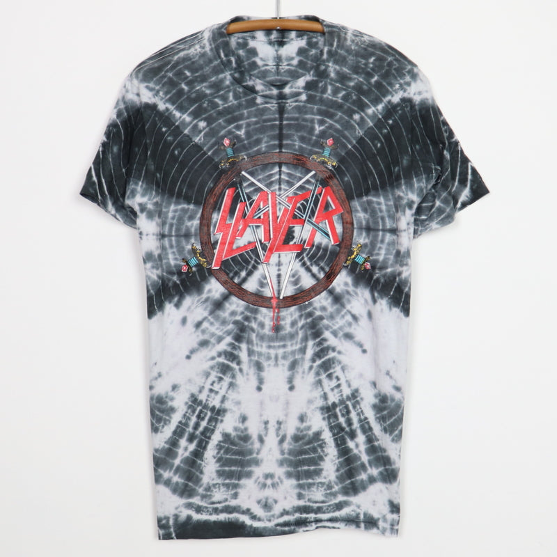 1990 Slayer Symmetria Tie Dye Shirt