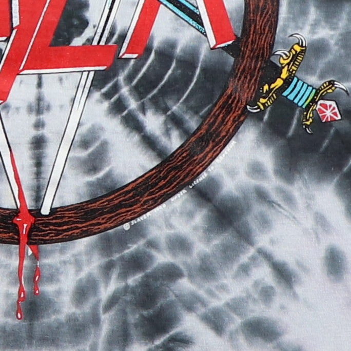 1990 Slayer Symmetria Tie Dye Shirt