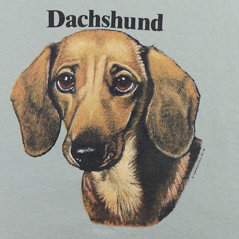 1990s Dachsund Dog Shirt