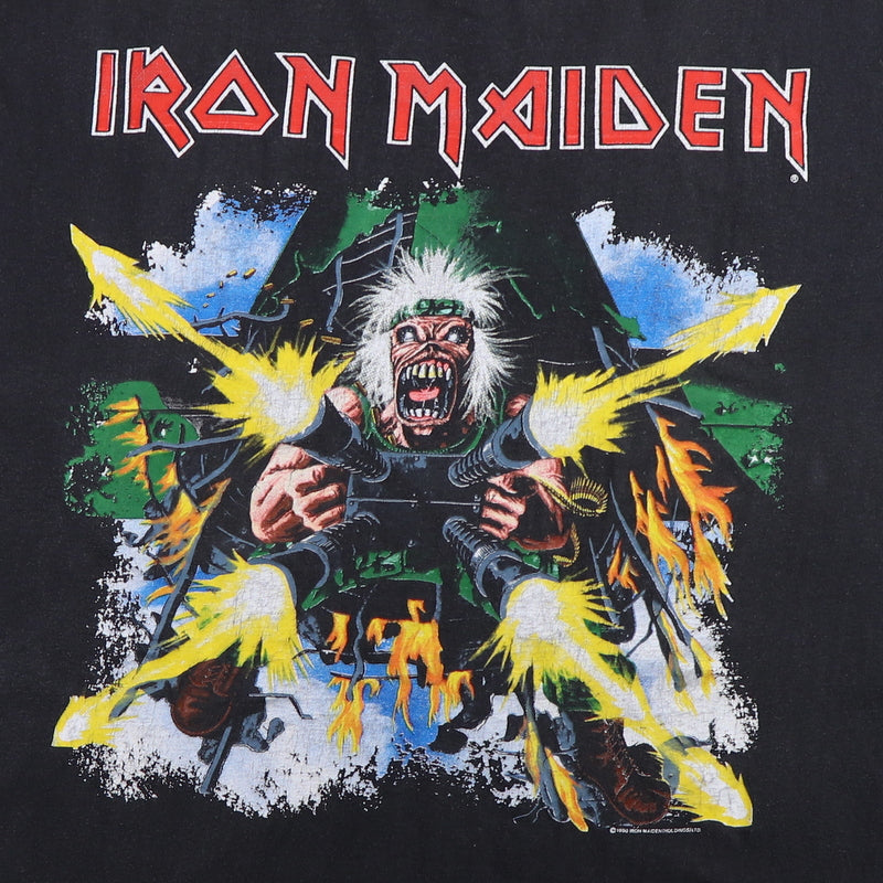 1990 Iron Maiden Shoot That Fucker No Prayer On The Road Tour Shirt