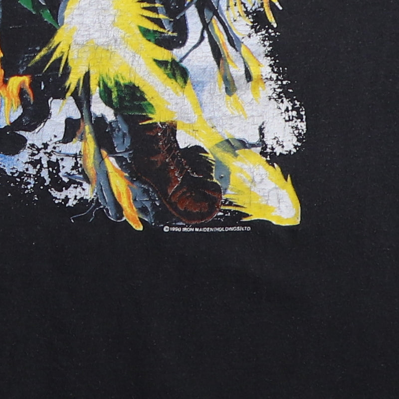 1990 Iron Maiden Shoot That Fucker No Prayer On The Road Tour Shirt