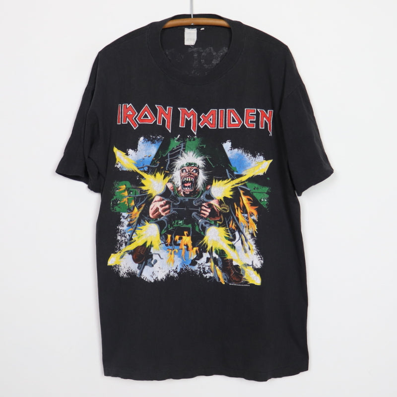 1990 Iron Maiden Shoot That Fucker No Prayer On The Road Tour Shirt