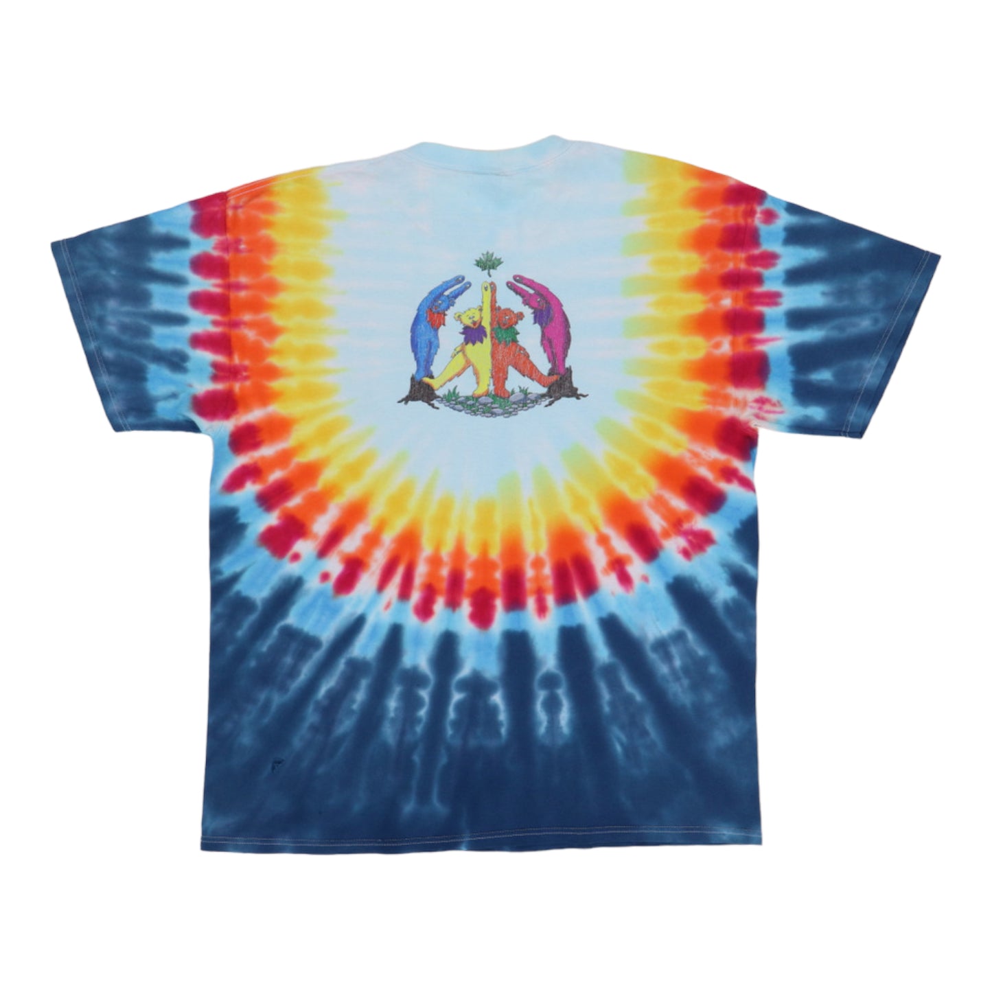 1997 Grateful Dead Dancing Bears Tie Dye Shirt