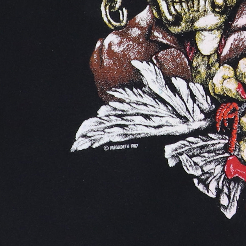 1987 Megadeth Peace Sells Euro Tour Shirt