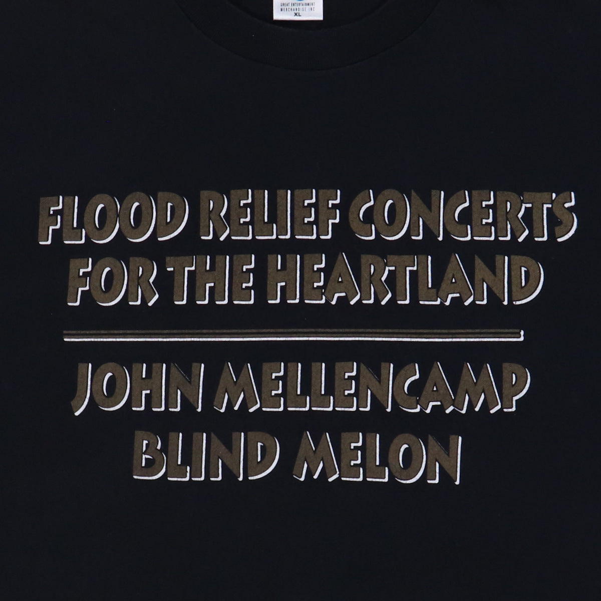 1993 John Mellencamp Blind Melon Benefit Concert Shirt