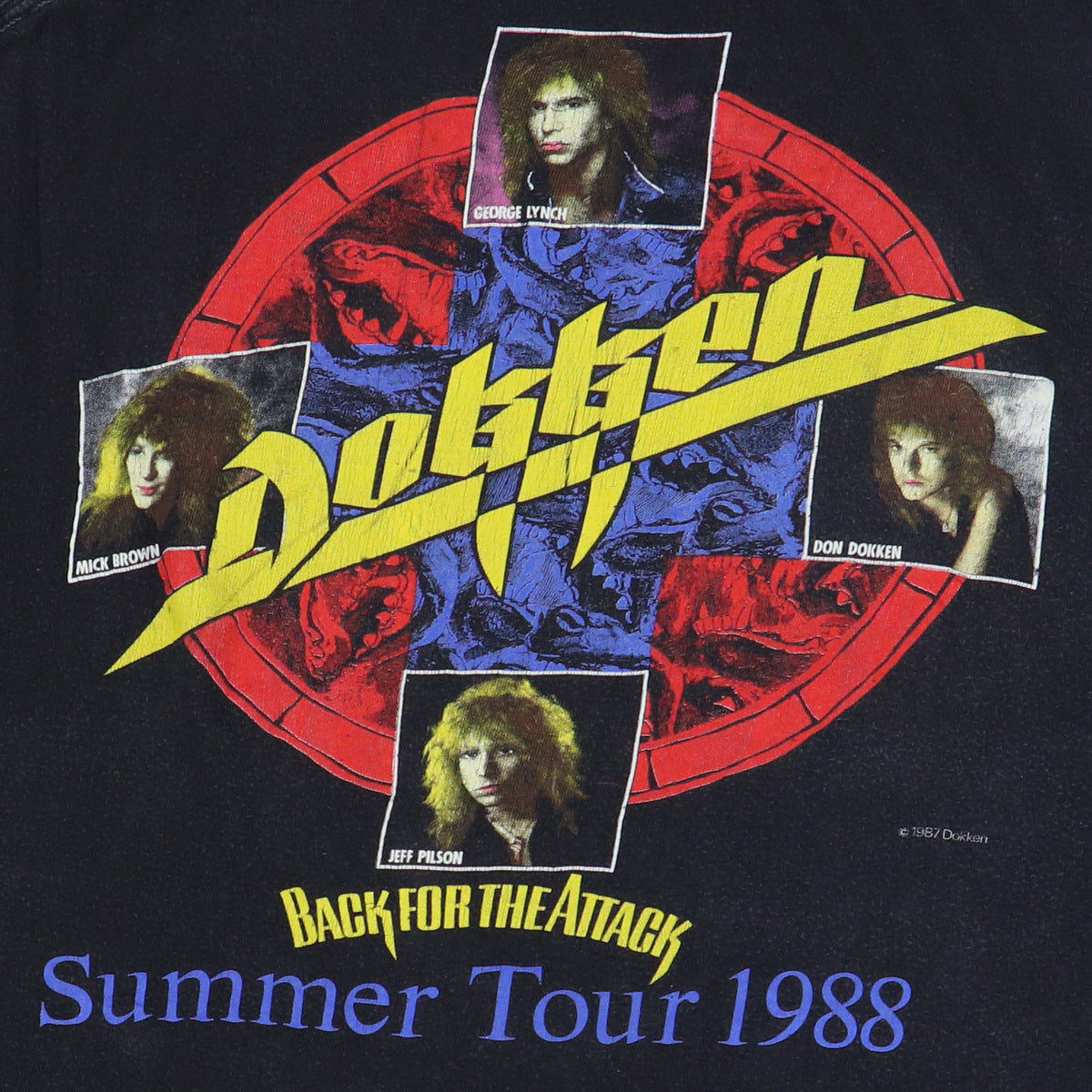 1987 Dokken Summer Tour Shirt