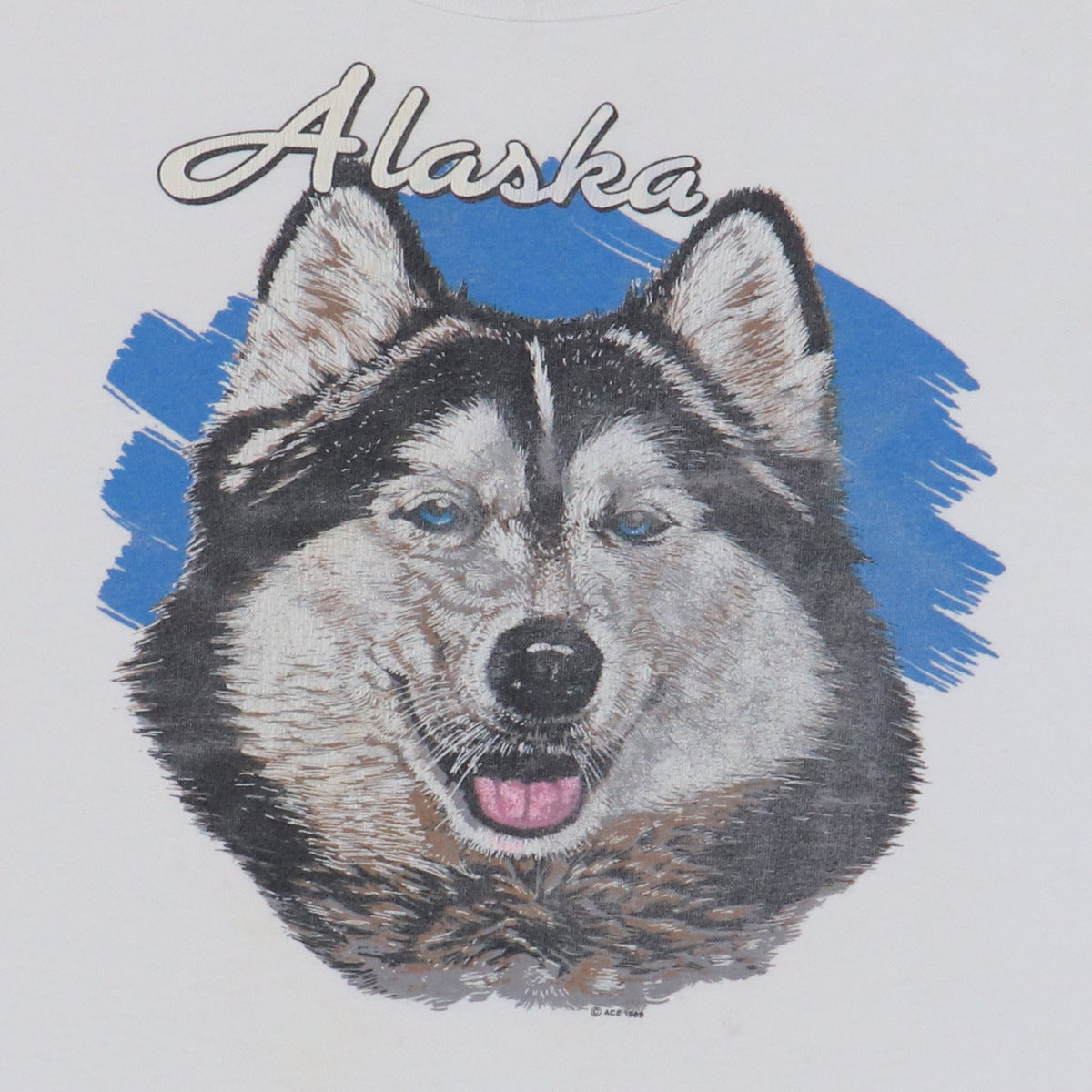 1989 Alaska Husky Dog Shirt