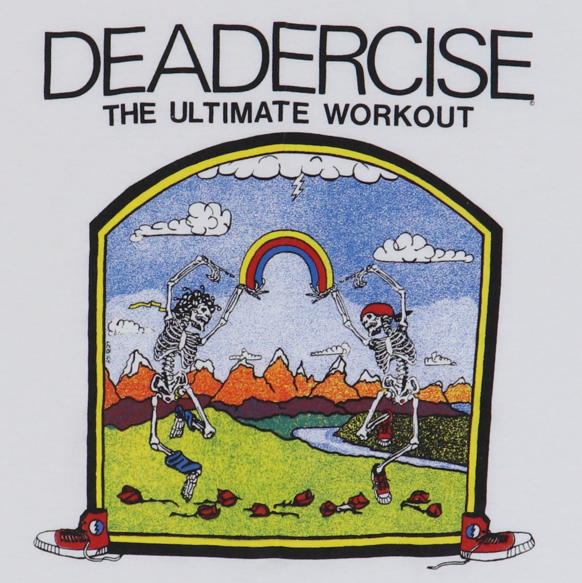 1980s Grateful Dead Deadercise Ultimate Workout Shirt