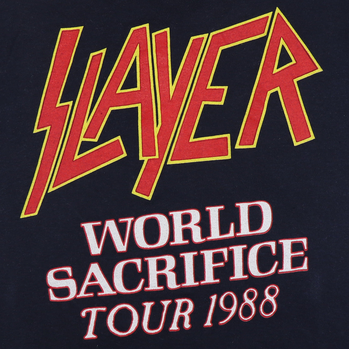 1988 Slayer Root Of All Evil World Sacrifice Tour Shirt