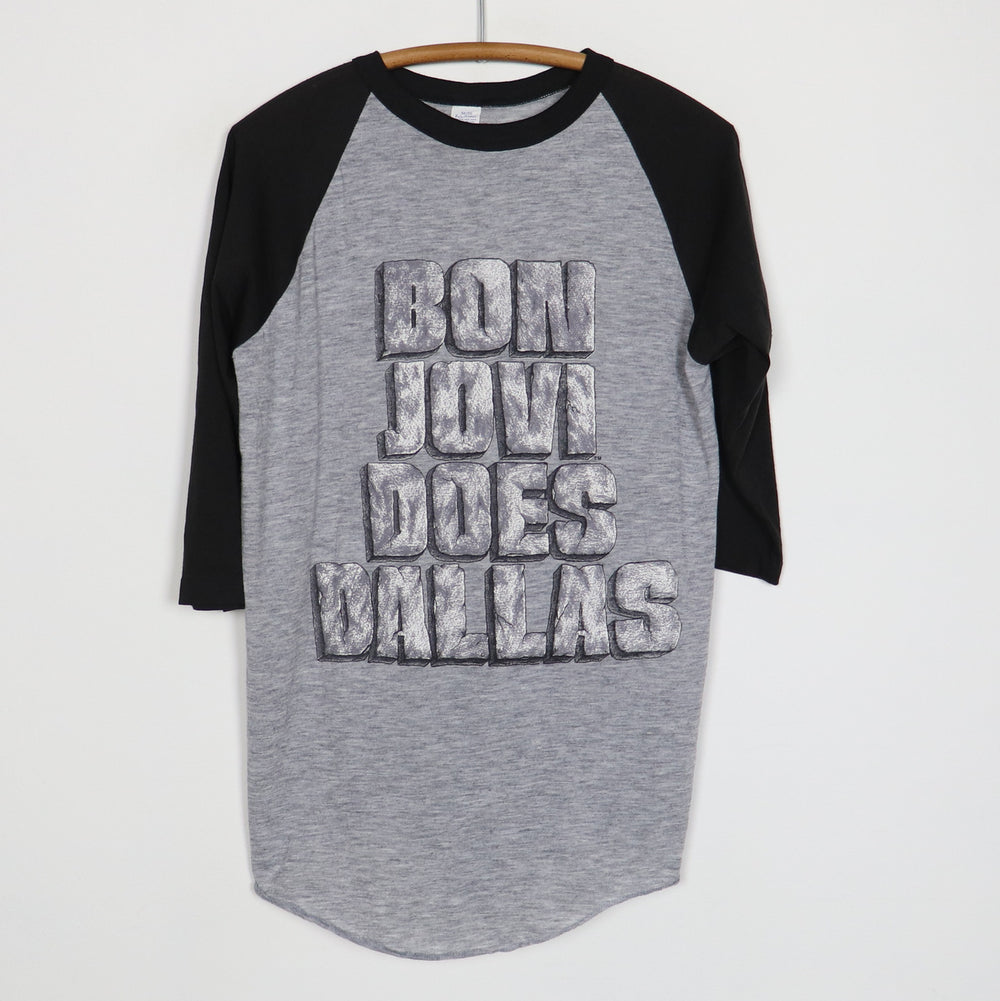 1989 Bon Jovi Does Dallas Tour Jersey Shirt