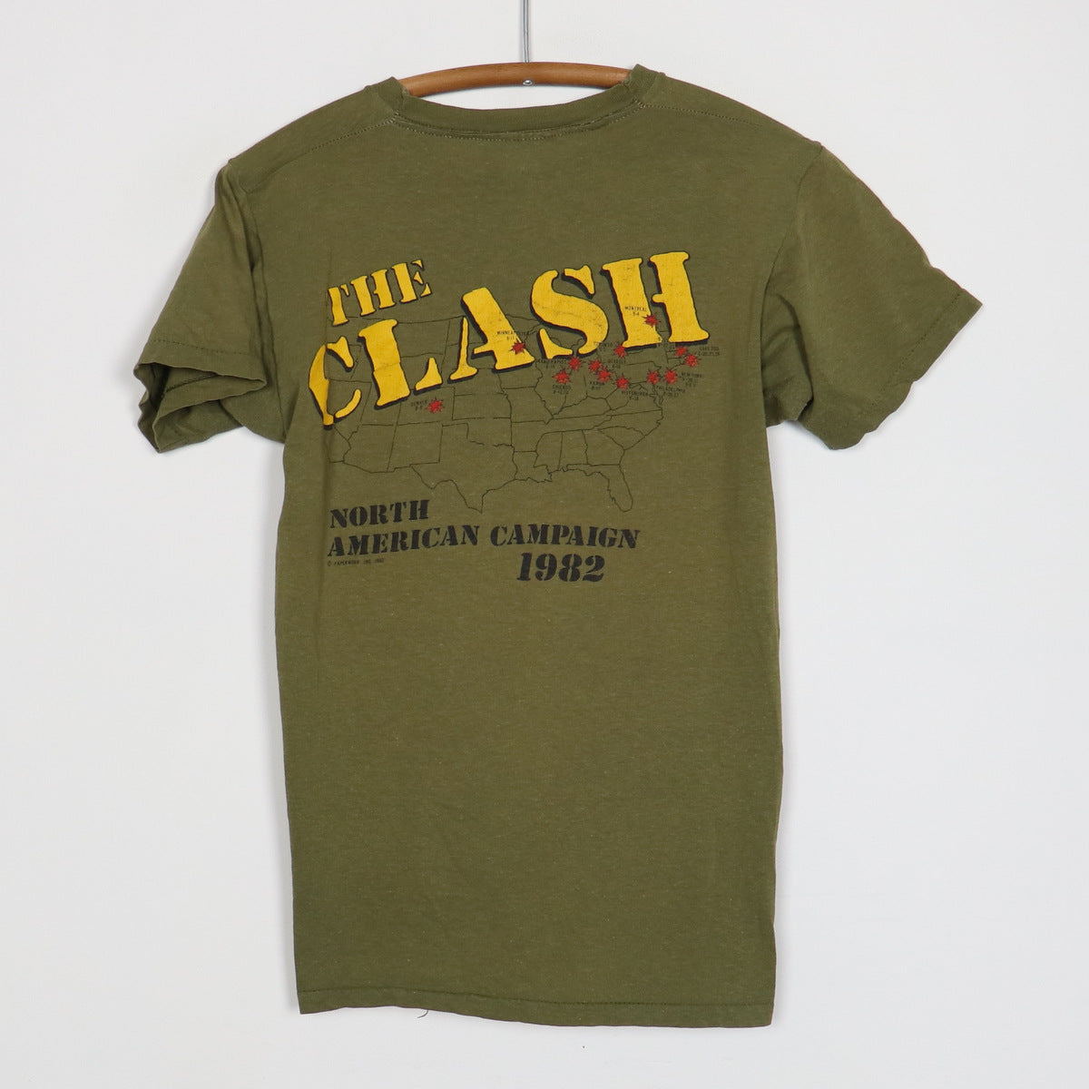 1982 The Clash Know Your Rights Combat Rock Tour Shirt