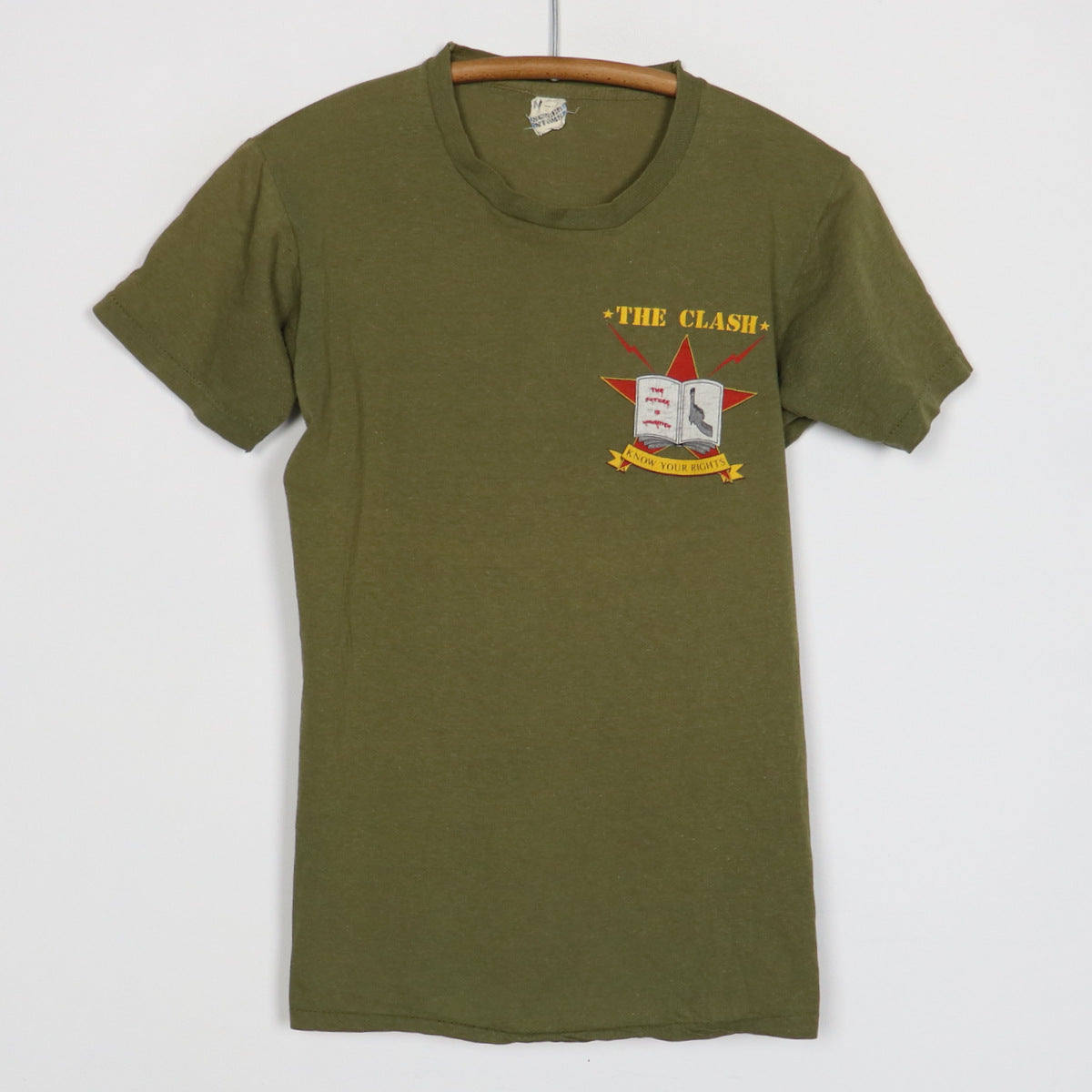1982 The Clash Know Your Rights Combat Rock Tour Shirt