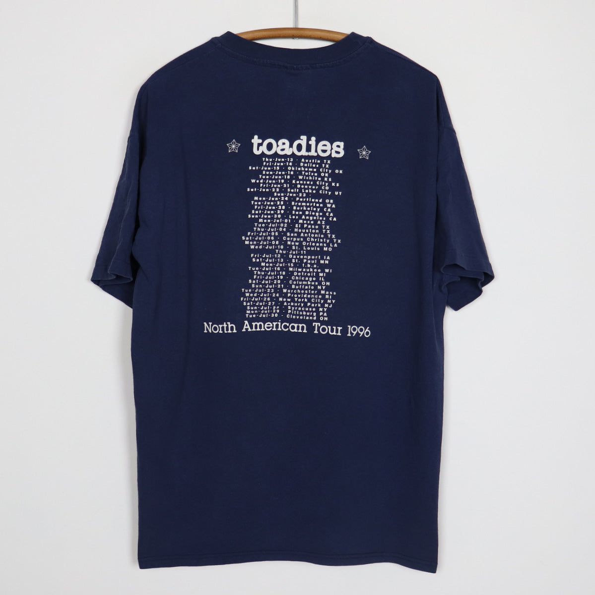 1996 Toadies North American Tour Shirt