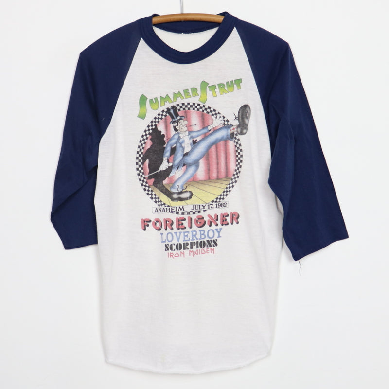 1982 Summer Strut Foreigner Concert Tour Jersey Shirt