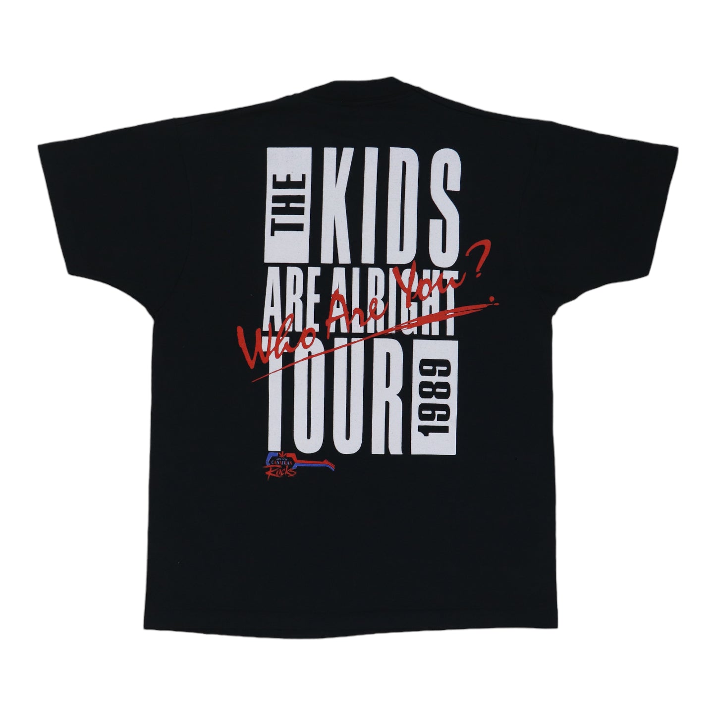 1989 The Who The Kids Are Alright Tour Shirt