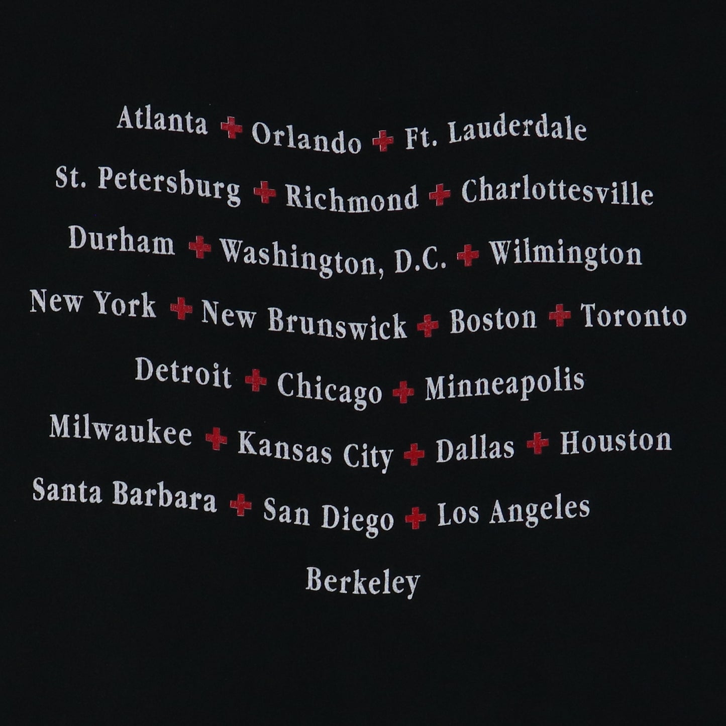 1992 10,000 Maniacs Tour Shirt