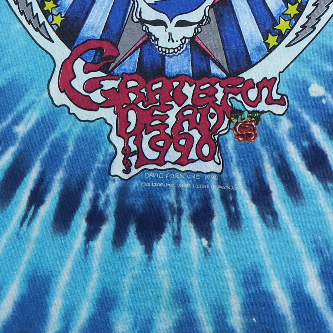 1990 Grateful Dead 25 Years Dead Tie Dye Shirt
