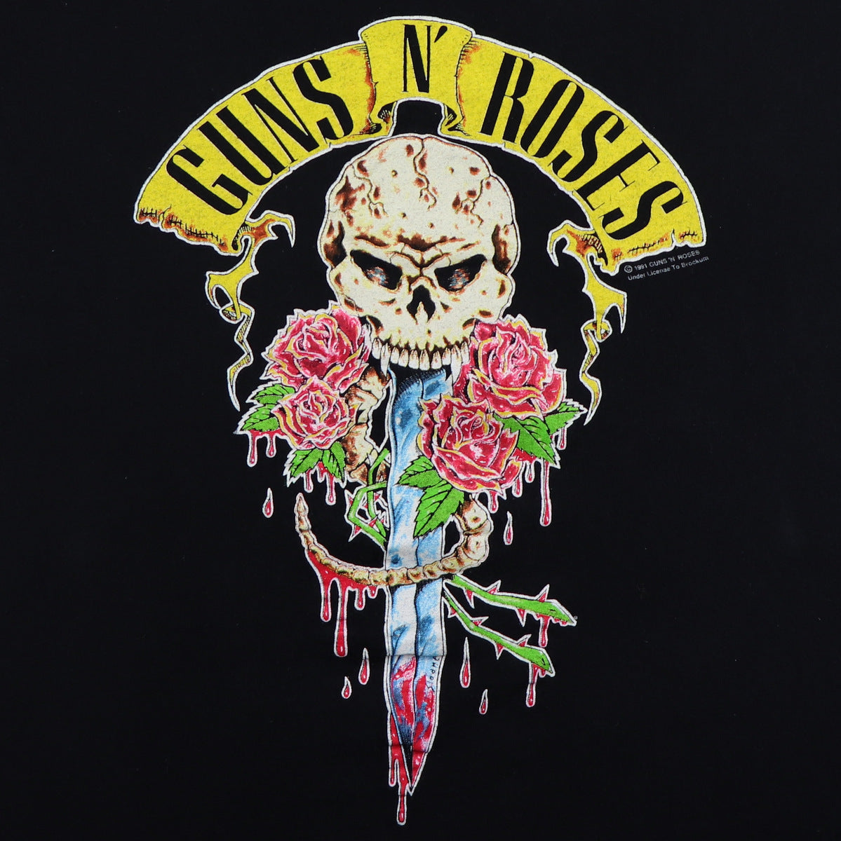 1992 Guns N Roses Here Today Gone To Hell Shirt