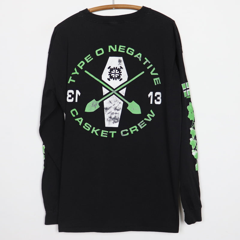 1995 Type O Negative Pledge To Women Casket Crew Long Sleeve Shirt