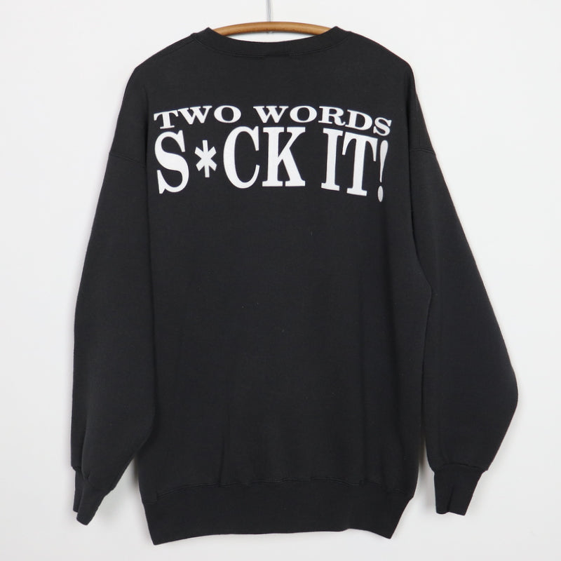 1998 D-Generation X Two Words Suck It WWF Sweatshirt