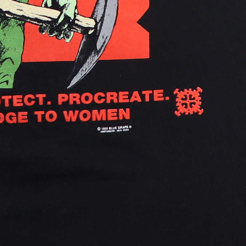 1995 Type O Negative Pledge To Women Casket Crew Long Sleeve Shirt