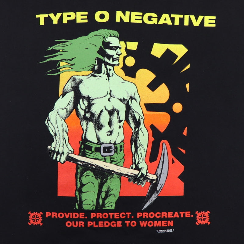 1995 Type O Negative Pledge To Women Casket Crew Long Sleeve Shirt