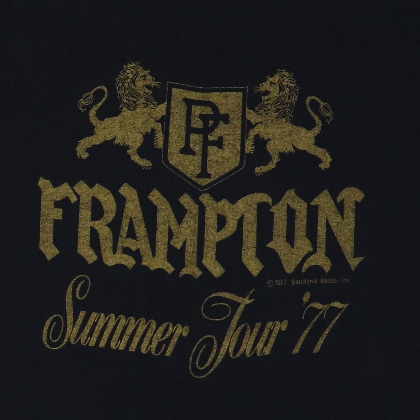 1977 Peter Frampton Summer Tour Shirt
