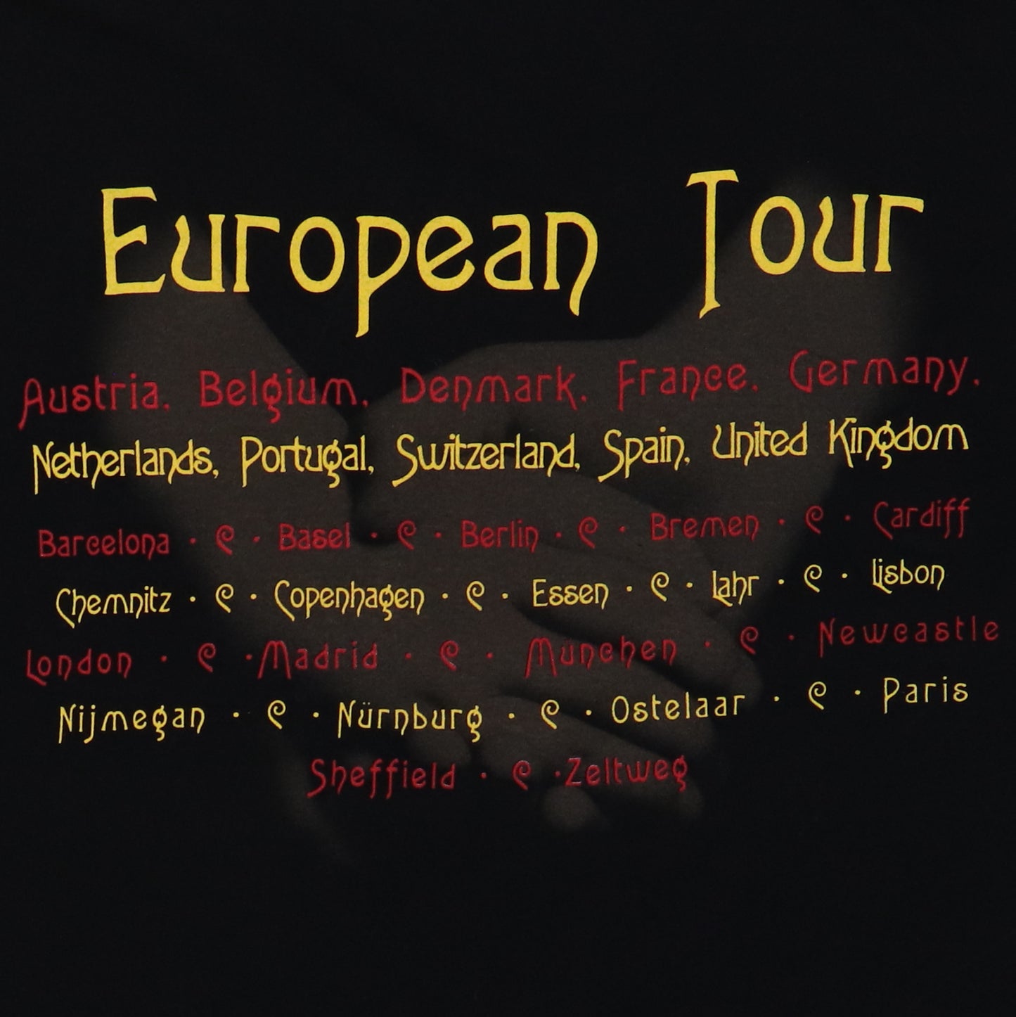 1995 Van Halen Balance European Tour Shirt