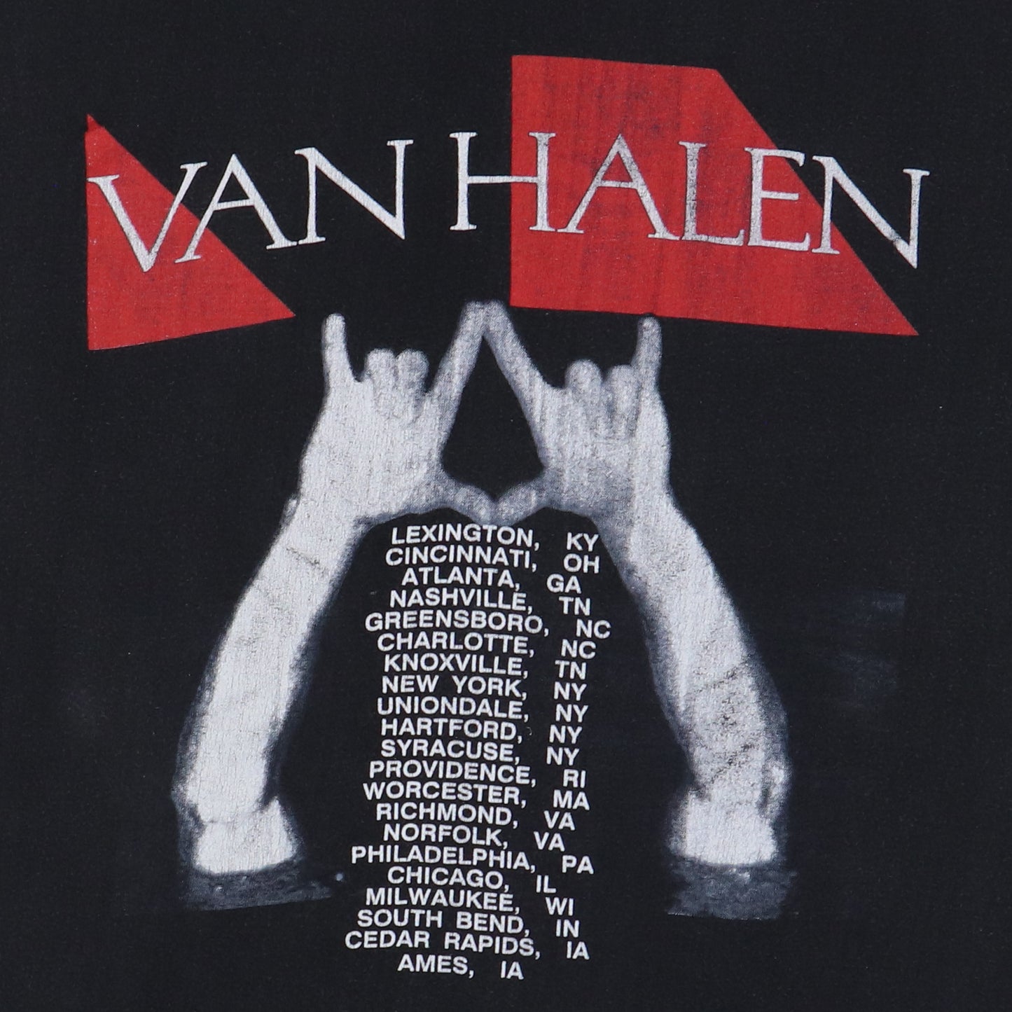 1988 Van Halen OU812 Tour Shirt