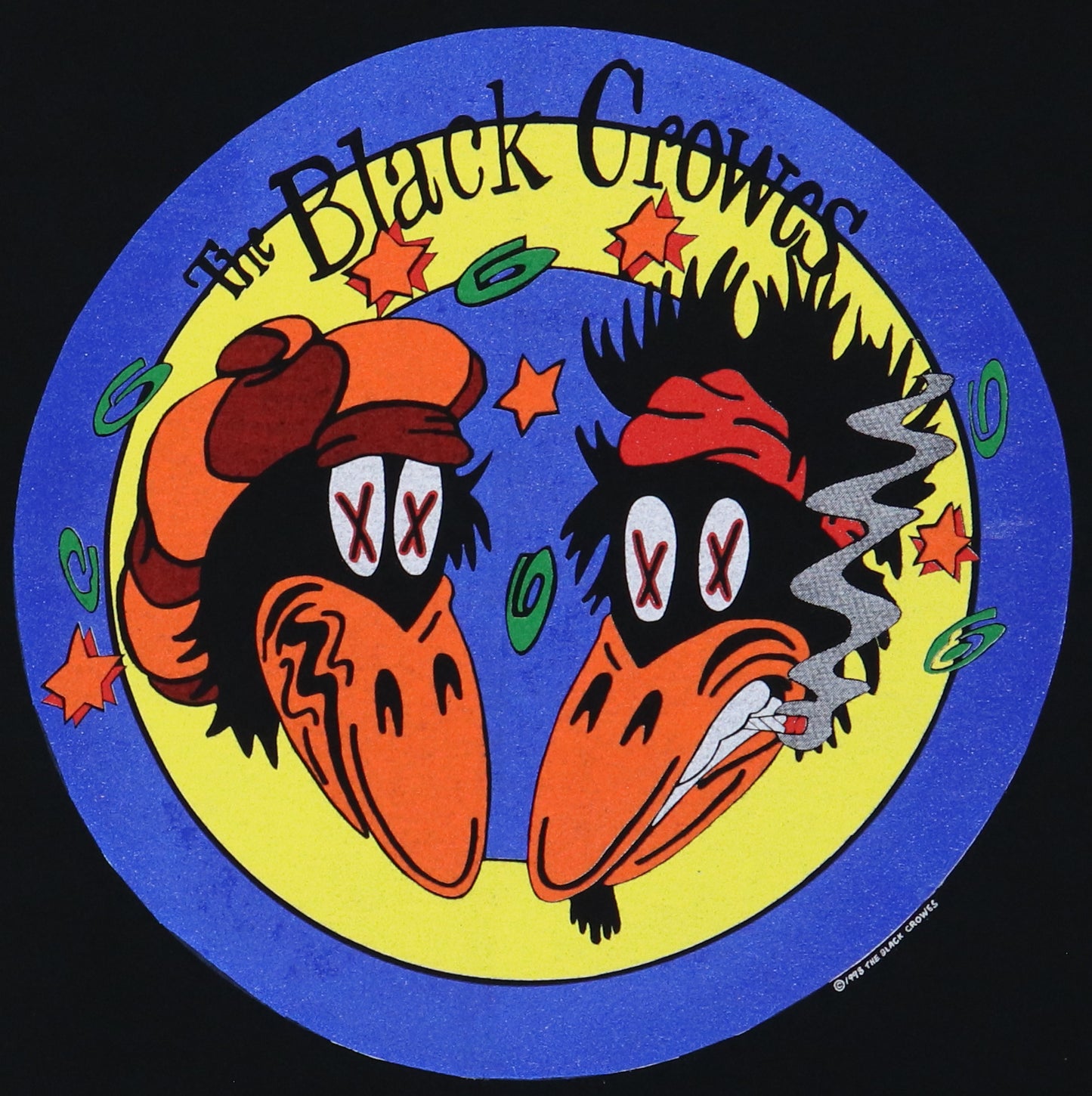 1993 Black Crowes High As The Moon Tour Shirt