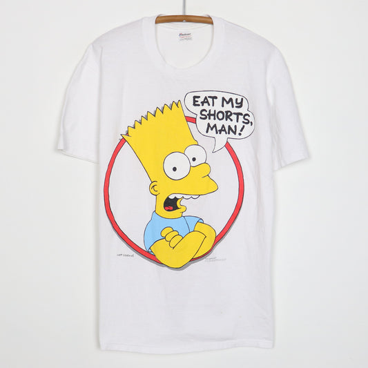 1990 The Simpsons Bart Simpson Eat My Shorts Man Shirt