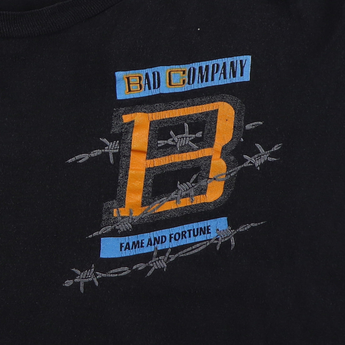 1986 Bad Company Fame And Fortune Shirt