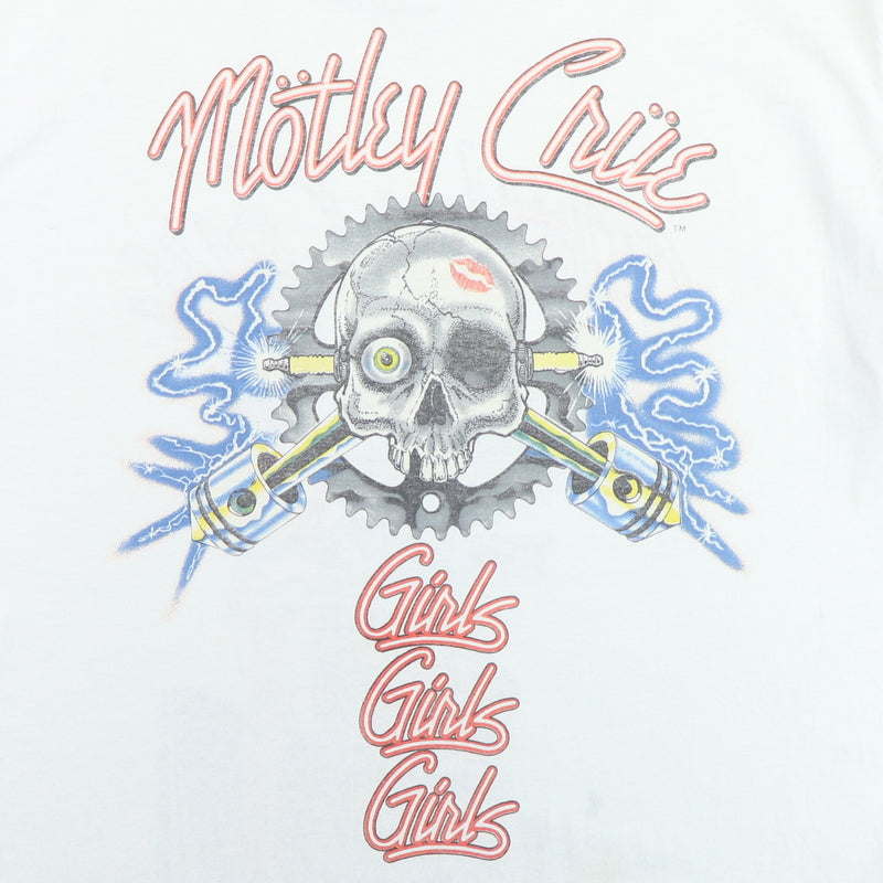 1987 Motley Crue Girls Girls Girls California Tour Shirt