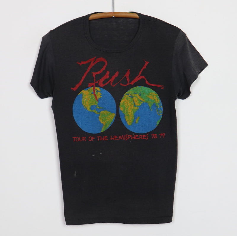 1979 Rush Hemispheres Tour Shirt
