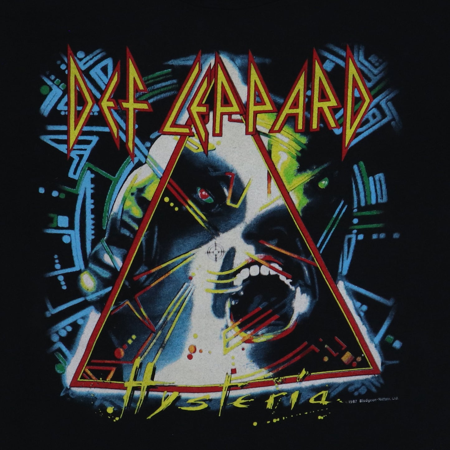 1987 Def Leppard Hysteria Tour Shirt