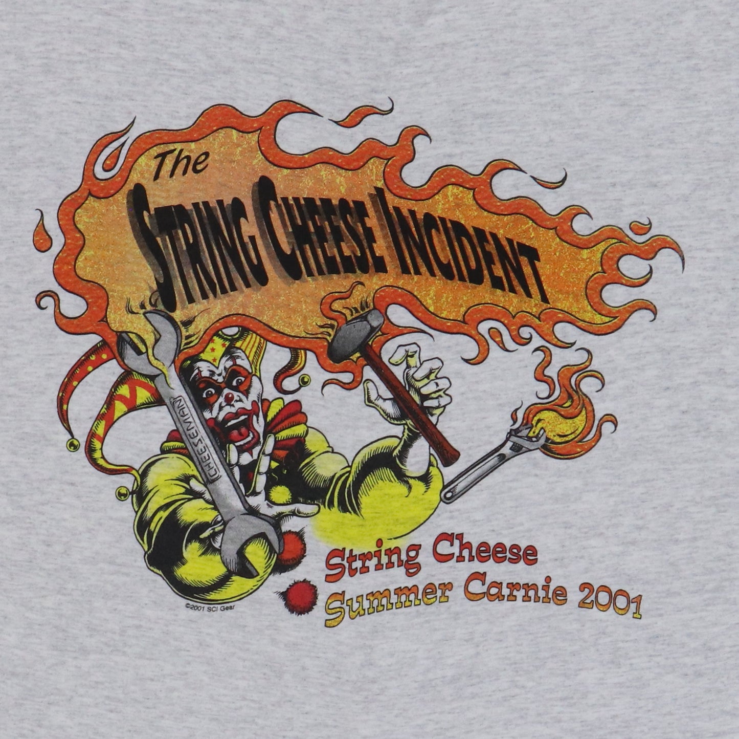 2001 String Cheese Incident Summer Carnie Tour Shirt