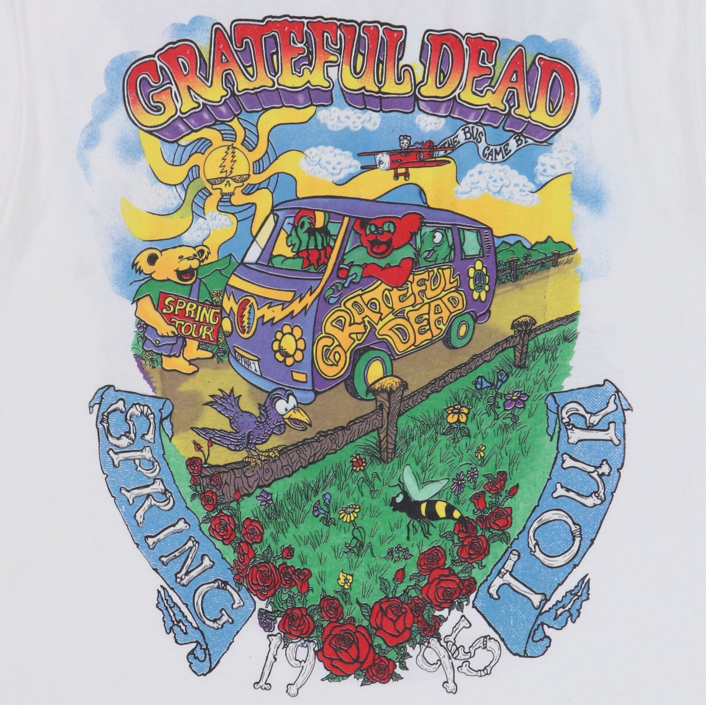 1995 Grateful Dead Spring Tour Shirt