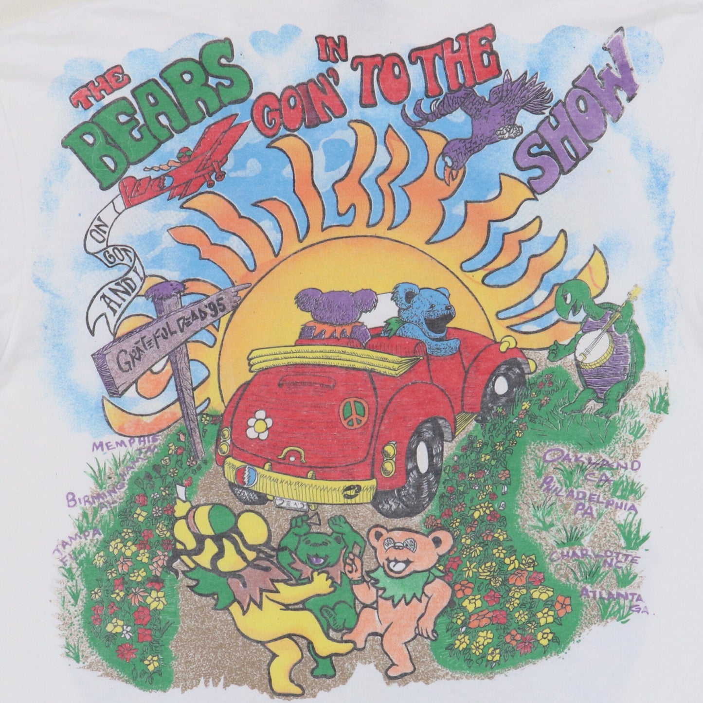 1995 Grateful Dead Spring Tour Shirt