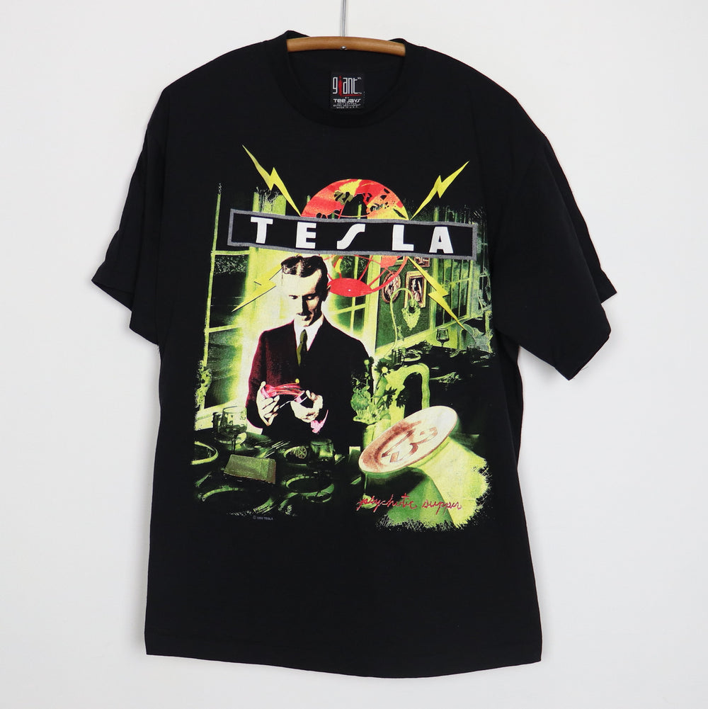 1992 Tesla Psychotic Supper Tour Shirt