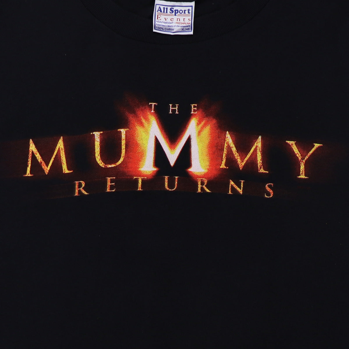 2001 The Mummy Returns Movie Promo Shirt