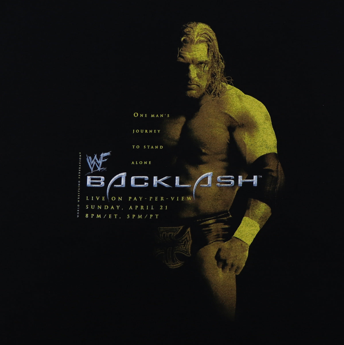 2002 WWF Backlash Triple H Shirt
