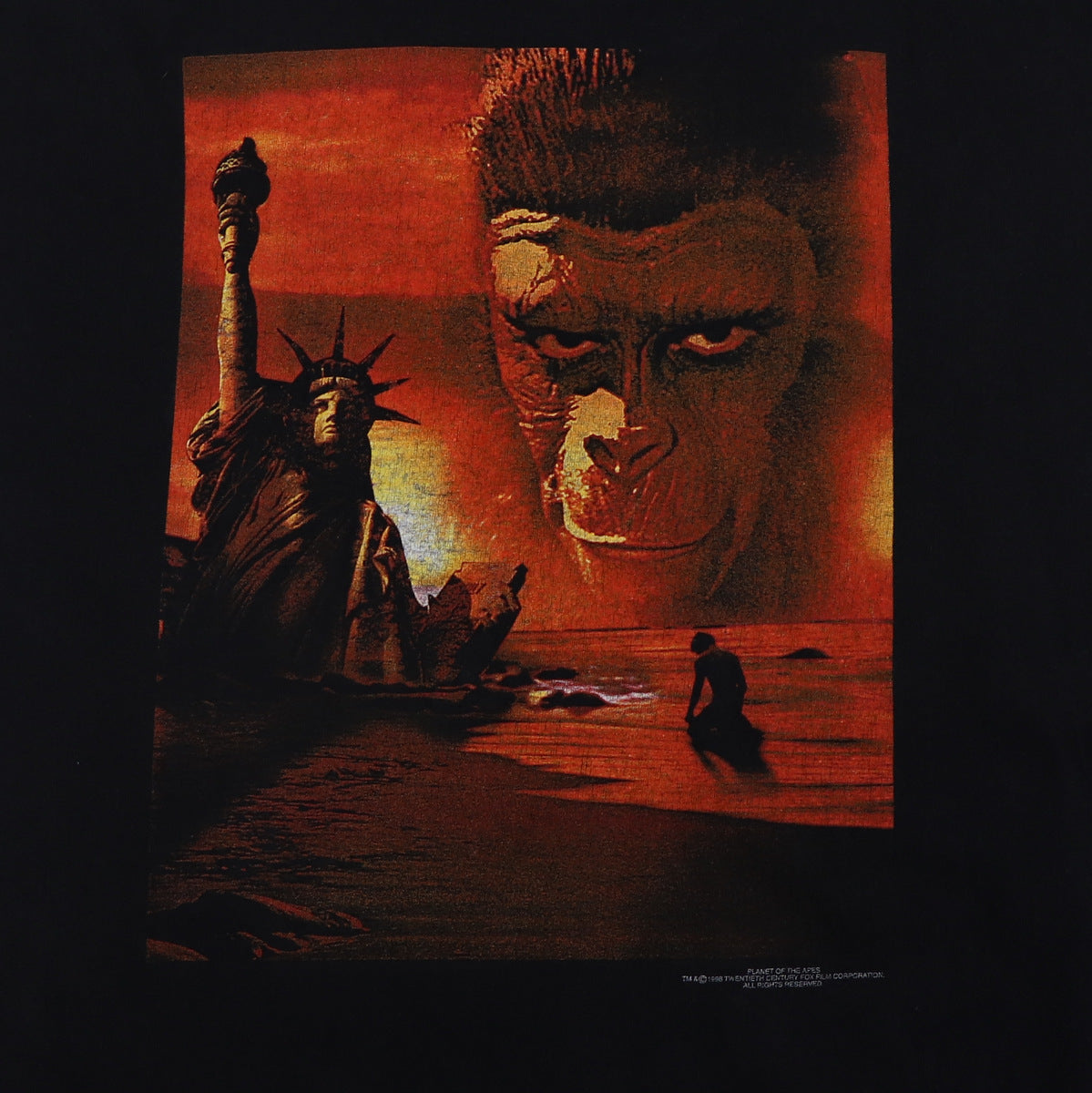 1998 Planet Of The Apes Movie Promo Shirt